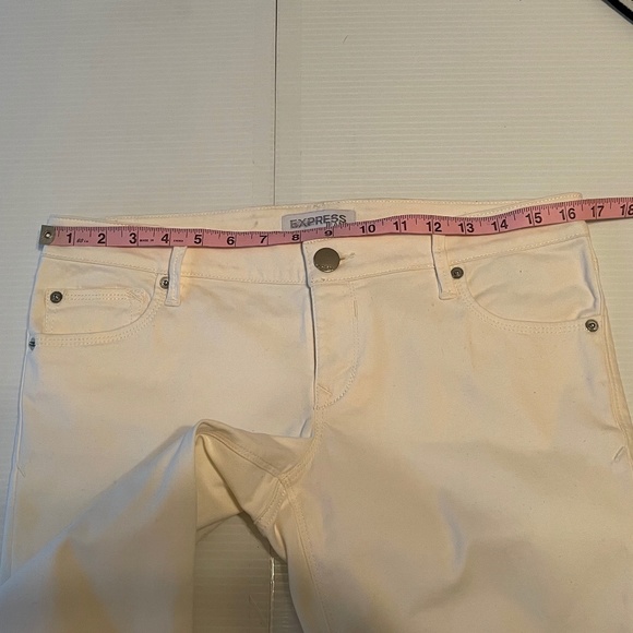 Express jeans, Ivory/off white color - Picture 6 of 13